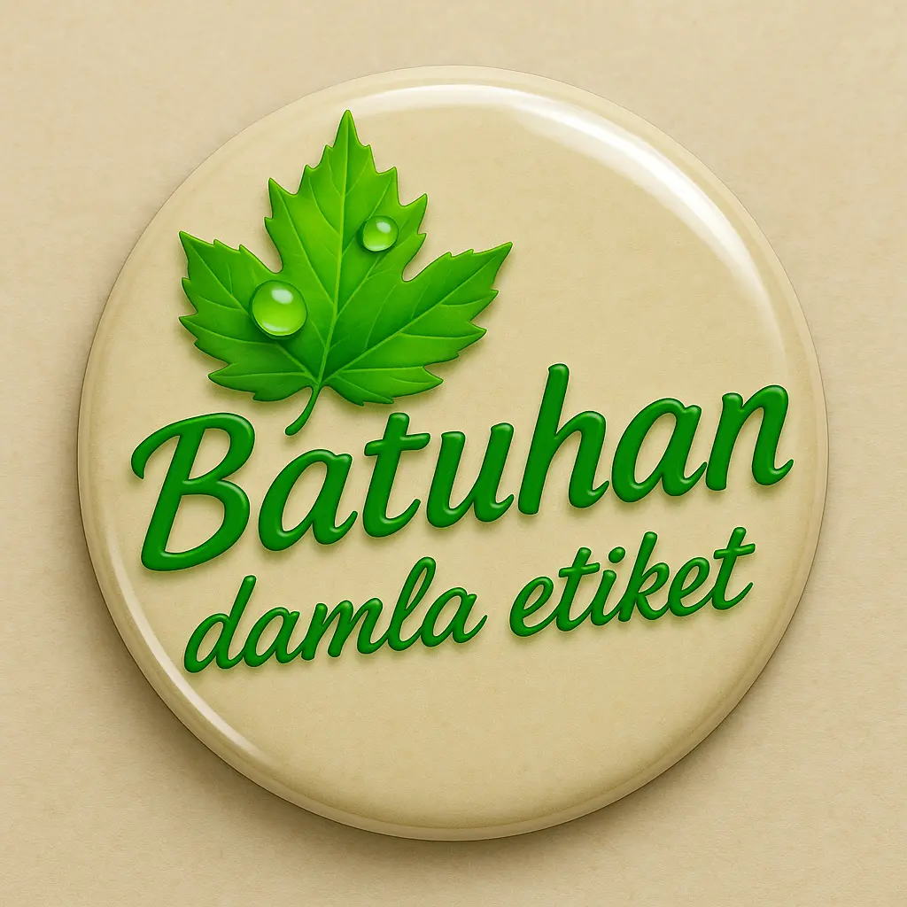 Damla Etiket Örneği